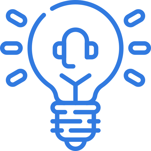 light bulb icon for the AI search page on Lockhern Digital